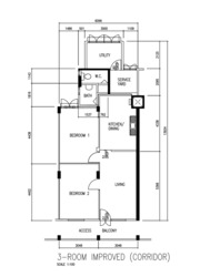 Blk 1 Everton Park (Bukit Merah), HDB 3 Rooms #581234361